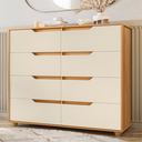 Ver imagem 6 de Cômoda para Quarto Double 8 Gavetas 136cm Carvalho Grife- Off White (flex) Móveis Albatroz