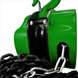 Talha Manual 1 Tonelada 1000 Kg com Corrente 5 Metros Trato - 6