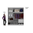 Ver imagem 7 de Quarto de Casal Completo Espresso Móveis com Guarda-Roupa 2 Portas 2 Gavetas e Cebaceira com 2 Mesa