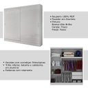 Ver mais imagens de Quarto de Casal Completo Espresso Móveis com Guarda-Roupa 2 Portas 2 Gavetas e Cebaceira com 2 Mesa