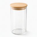 Ver imagem 1 de Pote de Vidro 1300ml Borossilicato com Tampa de Bambu