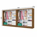 Ver imagem 5 de Closet Casal Duplo Dubai 6 Portas 6 Gavetas