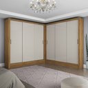 Ver imagem 1 de Closet Casal Duplo Dubai 6 Portas 6 Gavetas