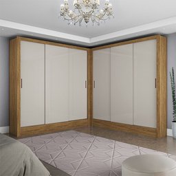 Closet Casal Duplo Dubai 6 Portas 6 Gavetas - 1