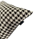 Ver imagem 2 de Almofada Retangular Jacquard Pied de Poule 30x50cm Preta