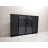 Janela Veneziana de Alumínio Preto C/grade 120x200 6 Folhas - 3