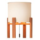 Ver imagem 3 de Luminária de Chão Austria com Pés de Madeira Maciça - Off White