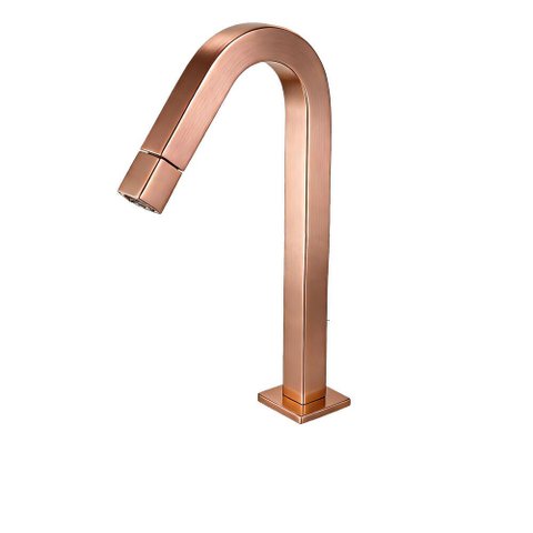 Torneira para Banheiro de Mesa Rose Gold Escovado Addra