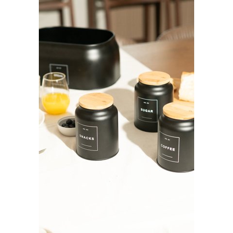 Lata Hermética Black Snacks - 1,1l ou