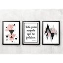 Ver imagem 1 de Kit 3 Quadros para Casa - Escandinavo