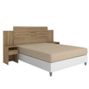 Ver imagem 3 de Cabeceira de Casal Denver Amendola + Mesa de Cabeceira para Quarto