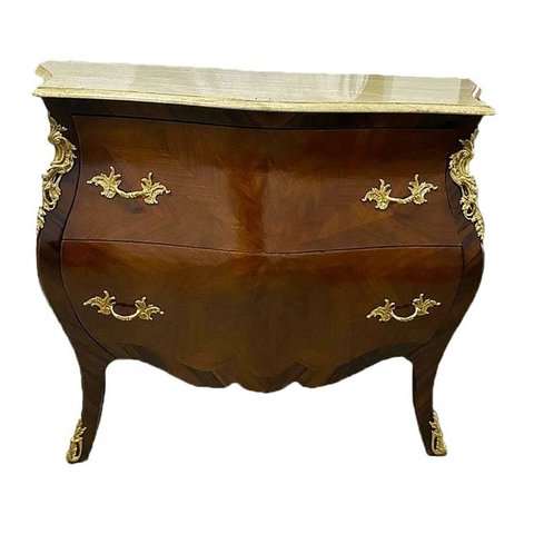 Cômoda Madeira Maciça Classica c Bronze Decoração Formosa