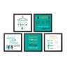 Kit com 5 Quadros Decorativos - Lavanderia - 1
