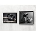 Ver imagem 2 de Kit 5 Quadros para Academia