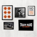 Ver imagem 1 de Kit 5 Quadros para Academia