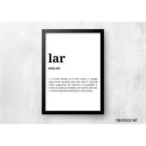 Quadro para casa - Lar