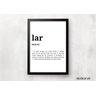 Quadro para casa - Lar - 1