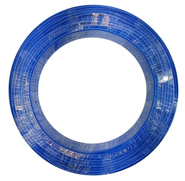 Fio Elétrico Flexível 2,5 mm - Rolo Com 50 metros - Inmetro:Azul - 3