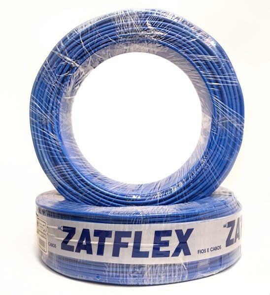 Fio Elétrico Flexível 2,5 mm - Rolo Com 50 metros - Inmetro:Azul - 2