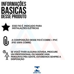 Fio Elétrico Flexível 6,0 mm - Rolo Com 100mts:Preto - 4