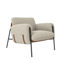 Ver mais imagens de Kit 02 Poltronas Cadeira Versátil Serrana - Zahav Estofados:corino/boucle Bege
