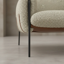 Ver imagem 5 de Kit 02 Poltronas Cadeira Versátil Serrana - Zahav Estofados:corino/boucle Bege