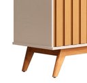 Ver imagem 3 de Buffet Aparador 3 Portas Ripado Mdf 1.36 Juçara Ofertamo