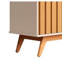 Ver imagem 3 de Buffet Aparador 3 Portas Ripado Mdf 1.36 Juçara Ofertamo