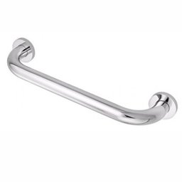 Barra de Apoio Aço Inox 40cm - Deficiente - Idoso - Corrimão:Prateado - 3