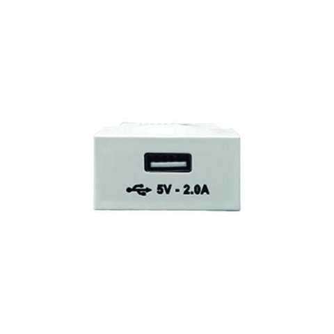Kit 5 Tomada USB 2A - 5V Módulo Lev - Ilumi