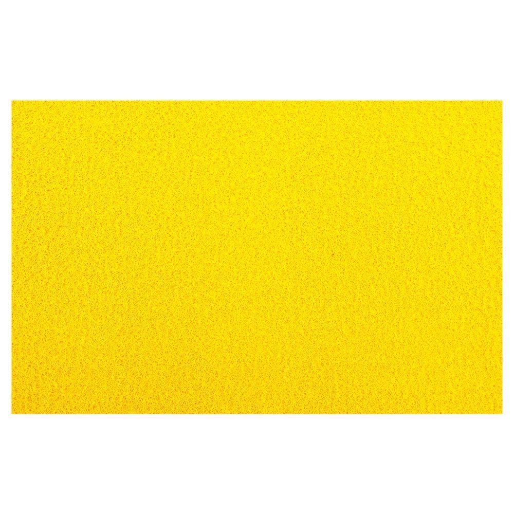 Tapete Vinil Silver 10mm em Rolo 60cm x 12m Base Fundida Amarelo Kapazi