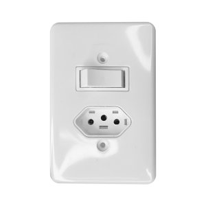 Interruptor 1 Tecla + Tomada 2p+t 20a Stylus Ilumi