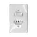 Ver imagem 1 de Interruptor 1 Tecla + Tomada 2p+t 20a Stylus Ilumi