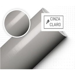 ARMÁRIO COZINHA ESTANTE GUARDA-ROUPA PAPEL CONTACT CINZA CLARO 2M X 50CM - 2