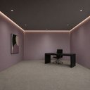 Ver imagem 3 de Piso Vinílico em Manta PVC 0,7mm Antiderrapante 7m² Liso Fosco Cimento-Rústico