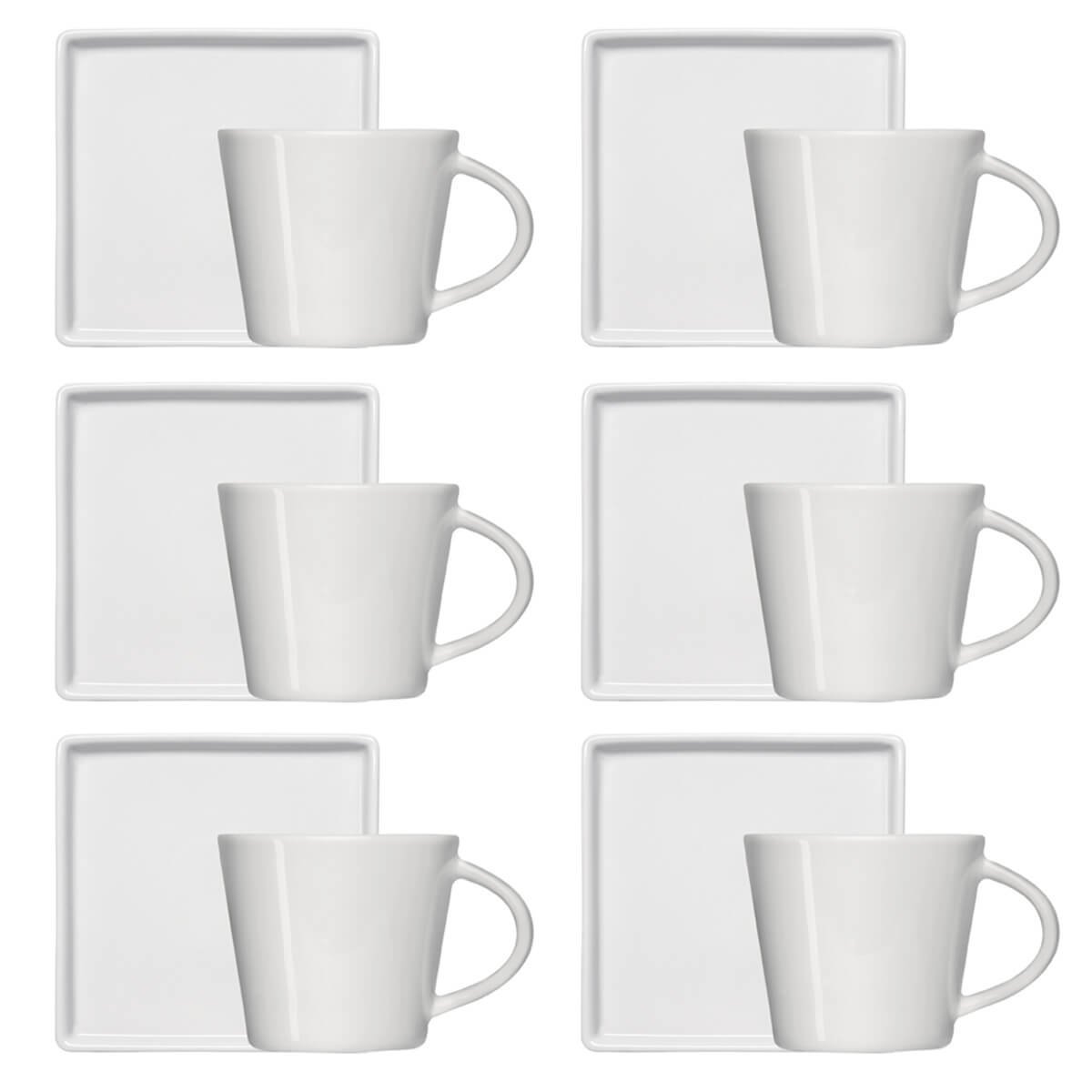 Conjunto de chá/café completo- Porcelana Real 00104