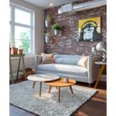 Ver imagem 1 de Kit Mesa de Centro Ambiente Classic Redonda Off White Nature - Imcal