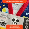 Roupão Aveludado Lepper Estampado Personagens Infantil Mickey P - 6
