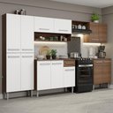 Ver imagem 1 de Armário de Cozinha Completa 293cm Rustic/Branco Emilly Madesa 01XA
