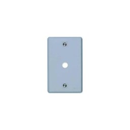 Kit 25 Placa com Furo Central Cabo com Conector Antena Cinza - 1