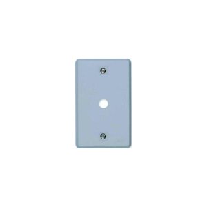 Kit 25 Placa com Furo Central Cabo com Conector Antena Cinza