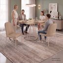 Ver imagem 5 de Conjunto para Sala de Jantar Mesa Ômega Tampo Quadrado 90x90 com 4 Cadeiras Rubi