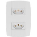 Ver imagem 1 de Kit 15 tomada Elétrica Dupla Completa 10A Linha Lev - Ilumi