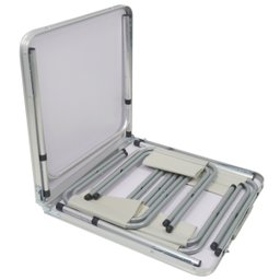 Mesa Camping Praia Dobrável Vira Maleta 120x60cm Acampamento com 4 Bancos Dobráveis Leve Portátil Co - 9