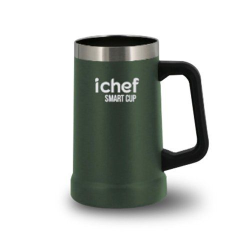 Caneca Térmica para Chopp com Tampa Smart Cup Ichef 710 ml | Verde