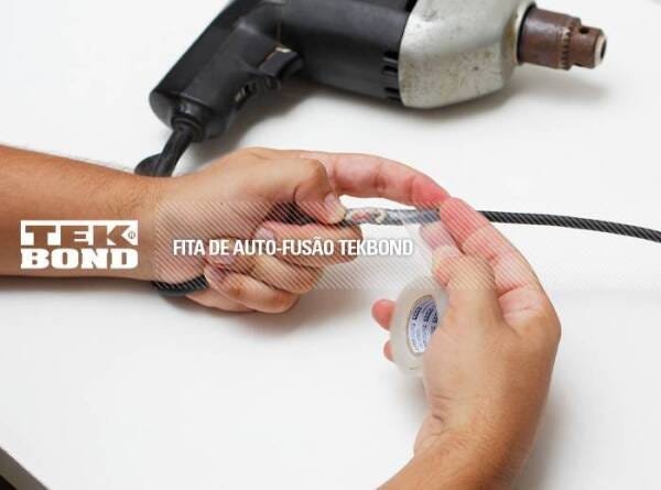 Fita De Autofusão 25mm x 1m - Blíster - Tekbond - 3