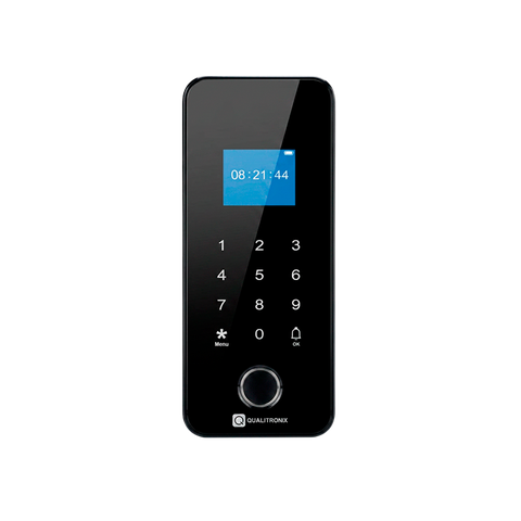 Fechadura Digital Sobrepor com Biometria e Senha Brilho Pret