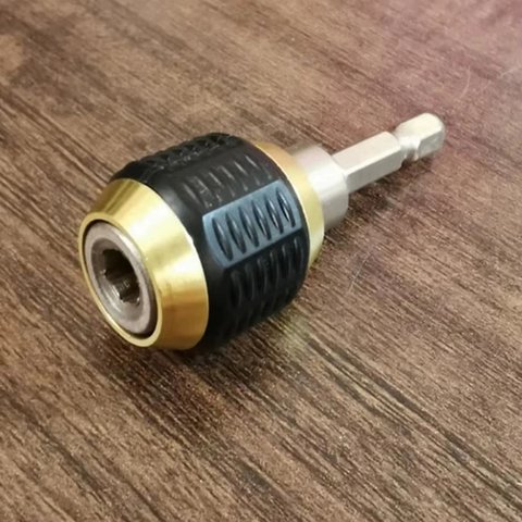 Adaptador de Mandril 1/4" Engate Rápido para Furadeira e Parafusadeira Elétrica