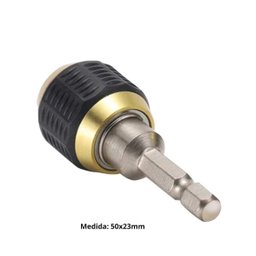 Adaptador de Mandril 1/4" Engate Rápido para Furadeira e Parafusadeira Elétrica - 5