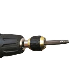 Adaptador de Mandril 1/4" Engate Rápido para Furadeira e Parafusadeira Elétrica - 6